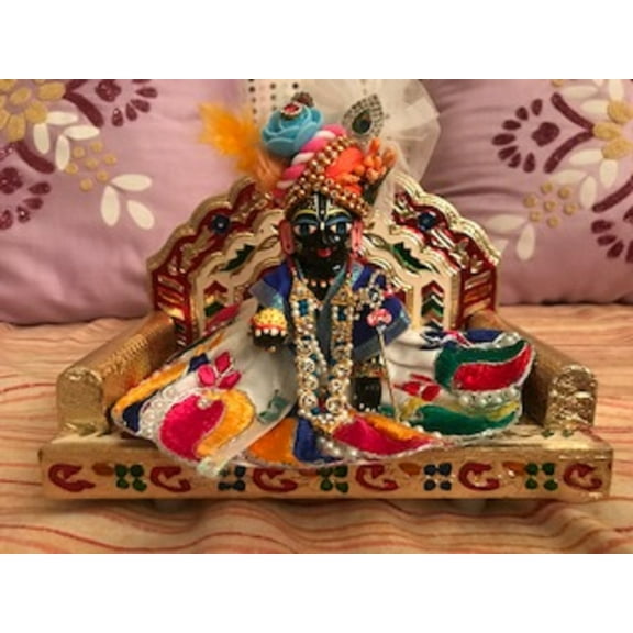 Special Brass Laddu Gopal Murti 4.0" (GPLS4-0)