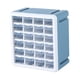 thumbnail image 4 of Organizador de cajones pequeño para escritorio, cajones de almacenamiento de escritorio, cajones de maquillaje, cuentas 24 celosías, 4 of 9