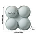 thumbnail image 2 of EUDIDV Silicone Bundt Cake Mold Easter 3D Cake Chocolate Baking Cake Molds Mini, 2 of 2