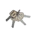 thumbnail image 2 of SAM4s Key Number 2424, Four Keys for 16" Cash Drawer, 2 of 4