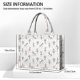 thumbnail image 3 of Large Capacity Tote Bag,White Ballerina Unicorn Pattern Handbag Fashion Luxury Tote Bag,15.7"x13"x 5.1" Inches,Laptop Compatible, 3 of 6