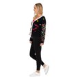 thumbnail image 2 of Jollidays Women's Sequin Sleeve Christmas Gnome Cardigan, Sizes S-XXL, 2 of 5