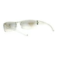 thumbnail image 3 of Half Rim Rimless Style Rectangle Sunglasses Classic Fashion UV400 Silver, Clear, 3 of 6