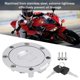 thumbnail image 5 of Terisass Tapa de depósito de combustible con 2 llaves de acero inoxidable para Honda CBR600RR 2003 2004 2005 2006 2007 2008 2009 2010 2011 2012 2013 2014 CBR600F4 F4i 2001-2006 Ecomeon no, 5 of 5