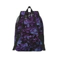 thumbnail image 7 of Easygd Lilac Canvas Backpack: Stylish, Lightweight, and Versatile with Large Capacity and Adjustable Straps –, 7 of 7