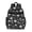 Black-1, variant on Hawaiian Print Waterproof Backpack - Breathable Padded Student Bag with Side Pockets