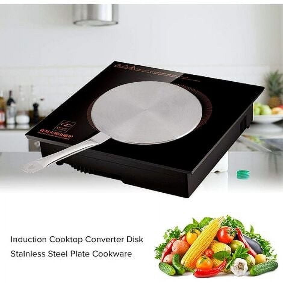 Heat Diffuser Stainless Steel Induction Diffuser Plate for Electric Gas Stove Glass Induction Cooktop Cooking Induction Adapter Hob Ring Plate