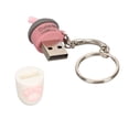 thumbnail image 4 of Memoria USB 2.0 con soporte para unidades flash USB intercambiables en caliente, plug and play, de dibujos animados, para música, películas, color rosa, 32 GB, 4 of 14