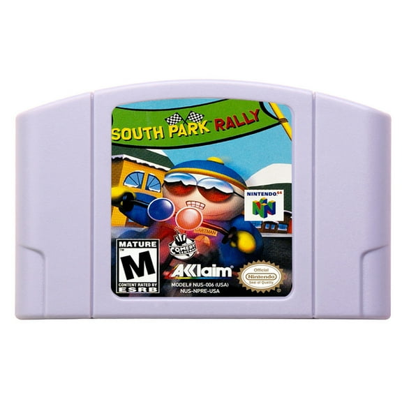 Video Games Compatible for the n64 console, replacement cartridge for South Park Rally NTSC