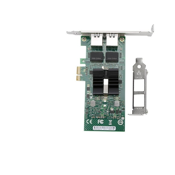 Para Intel 82576-T2 Gigabit Pci-E Tarjeta Adaptadora De Red De Doble Puerto Escritorio 1000Mbps Servidor Nic Led Speravity EL007763-00