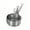Silver, variant on 3 Pcs Stainless Steel Sauce Pan Milk Pot Dipping Bowls 60ML 80ML 100ML Silver