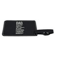 thumbnail image 3 of ThisWear Funny Dad Gifts Dad No Matter How Old Always Be Financial Burden 2-pack Laser Engraved Leatherette Luggage Tags Black, 3 of 4