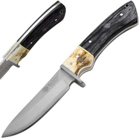 Custom Handmade 8.5-Inches Fixed Blade Skinner Knife Comes With Real Leather