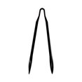 thumbnail image 2 of Set of 12 - Heavy Duty Black Serving Tongs - 12 inch - Plastic Disposable Salad Tongs - High Heat Plastic, Catering, Salads, Bakery, Buffets, BBQ, Ice, Hot and Cold Foods (12"), 2 of 3
