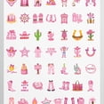 thumbnail image 4 of 35pcs-50pcs Vintage Stickers Cowboy Stationery Stickers Pink Animal Stickers for Laptops Suitcases Fridge, 4 of 9