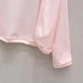thumbnail image 6 of Wuxian Children Tops Sun Protection Solid Color Long Sleeve Jacket Lightweight Summer Breathable Outwear Tops Clothes, Pink, 7-8 Years, 6 of 6
