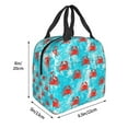 thumbnail image 3 of Disketp Crab Swims In The Ocean Bolsa Térmica para Almuerzo para Hombre y Mujer, Ideal para Trabajo, Senderismo y Picnic, 3 of 8