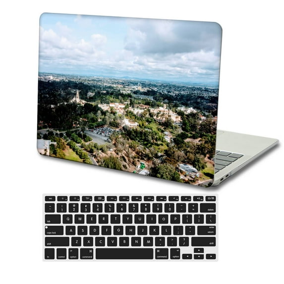 KSK KAISHEK Plastic Hard Case for 2010/2013/2014-2017 Release MacBook Air 13 inchs Not Retina Display + Black Keyboard Cover Model: A1369/A1466 Sky Series 1003