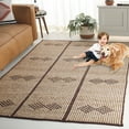 thumbnail image 3 of SAFAVIEH Natural Fiber Kent Geometric Area Rug, Natural/Brown, 8' x 10', 3 of 8
