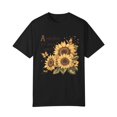 thumbnail image 4 of NAMTYQX Tops for Women Trendy Plus Size Basic Round Neck Loose Fitting Grafisches Short Sleeve Cool Printed Light Summer Tops Black Size M, 4 of 5