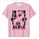 thumbnail image 4 of Fiudx Ofertas Flash Del Día Solo En Línea Mujer Verano Ocio Moda Estampado de Flores Cuello Redondo Manga Corta Top/Camisa, 4 of 4