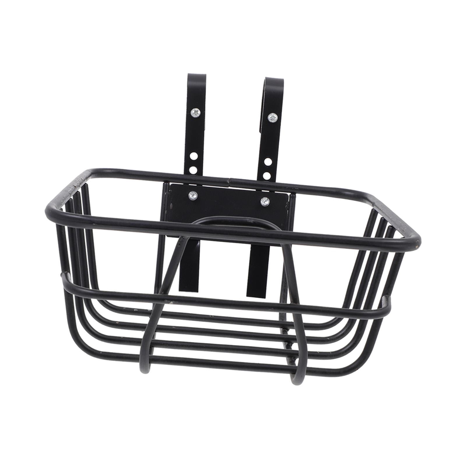 GARENDE Metal Wire Front Basket with Hooks Simple Installation for Mountain Bike