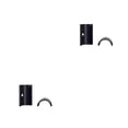 thumbnail image 3 of Sonducket Paquete de 2 adaptadores reductores de vástago de cuña para manillar de bicicleta, espaciador de ciclismo de carretera, manga de Negro 2piezas, 3 of 6