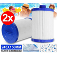thumbnail image 2 of Zootealy Tubular Swimming Pool Filter 2PCS Spa Filter Cartridge Pool Sapphire Heritage Signature Cyclone Monarch Spas, 2 of 9
