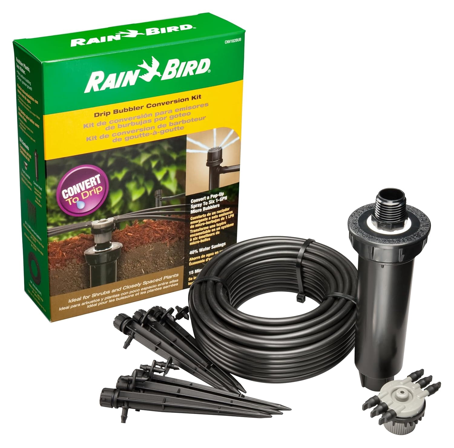 Rain Bird Corp. Consumer Drip Bubbler Conv. Kit CNV182MBS