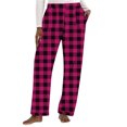 thumbnail image 5 of Bovxnpu Women Pajama Pants, Plus Size Pajama Pants Sleep Pants Lounge Pants Fleece Pants Warm Loose Home Elastic Waist Sleep Trousers Loungewear Sleepwear, 5 of 5