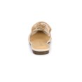 thumbnail image 2 of BLISSFUL STEP Women's Pointed Toe Floral Embroidery Flats Mules Beige 6, 2 of 8