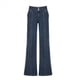 thumbnail image 3 of Pantalones Vaqueros de Pierna para Mujer, de Cintura Baja, Elásticos, Rectos, Holgados y Modernos con Bolsillo. Azul L, 3 of 10