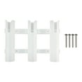 thumbnail image 2 of Durable Boat Fishing 3 Tube Rod Holder Bracket Side Mount 3 Rod Wall Mount Heavy, 2 of 8