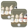 thumbnail image 7 of Yayeee LED Night Lights with Motion Detectors Auto Dusk to Dawn Light Sensors, 2 Pack, Cute Snowmen, 7 of 7