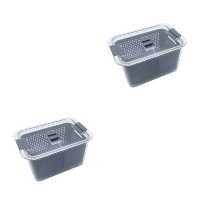 Bewildely Cajas de almacenamiento de nevera duraderas y elegantes para contenedores de almacenamiento de cocina de moda caja de almacenamiento de Type1 NO1