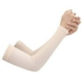 thumbnail image 3 of ArmCare Skin Protection Sleeve - Beige Thin Arm Guard, Tear & Scratch Resistant, Thumbhole Compression Fit, Breathable & UV Shield, Skin-Friendly Sleeves For Seniors & Recovery, 1, 3 of 5