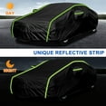 thumbnail image 6 of Black, PEVA and Cotton, Chevy Camaro Car Cover, 6 of 9
