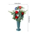 thumbnail image 3 of Independence Day Decoration USA Celebration Blue Red White Simulation Flower Decoration Flag Home Festival Decoration Props, 3 of 6