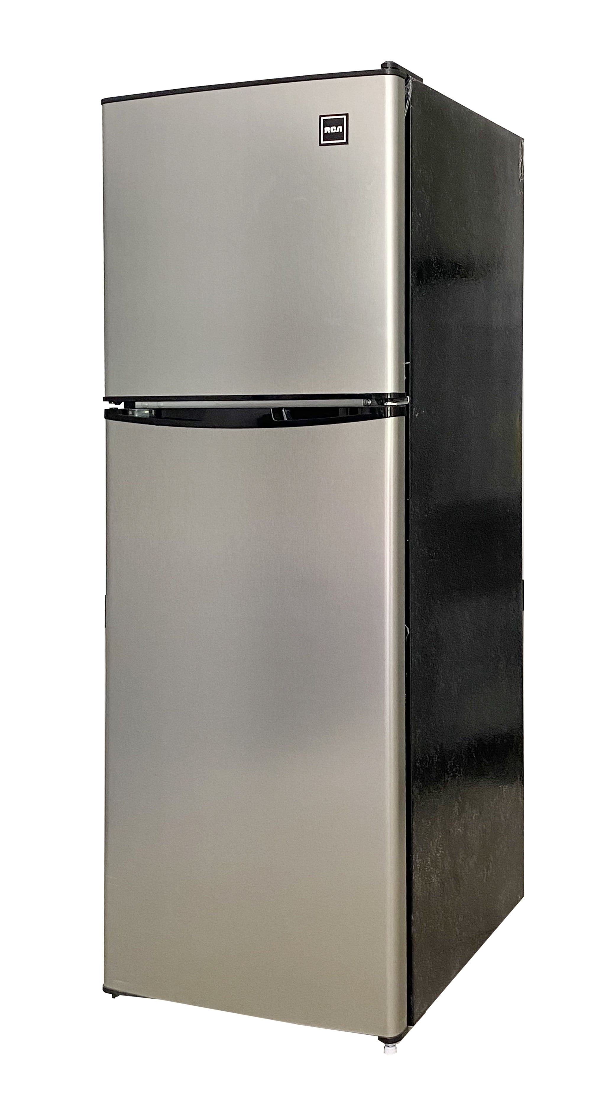 RCA RFR459 Compact Fridge with Freezer-Dual Adjustable Thermostat-Reversible Doo