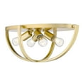 thumbnail image 2 of Golden Lighting 3167-FM24 OG 24 in. Colson Flush Mount, Olympic Gold, 2 of 3