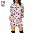 thumbnail image 3 of Hello Kitty Sweat à Capuche Imprimé, Vêtements pour Femmes, Blouses en Polyester, Manches Longues, Poches, Pull Décontracté, 3 of 7