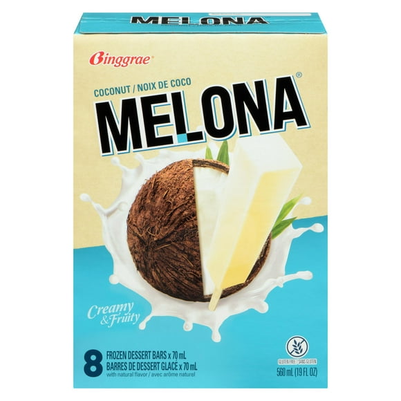 Melona Coconut Ice Bar, Volume/Quantity - 560ml/8 x 70ml