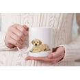 thumbnail image 7 of MUGBREW 11 Oz Ceramic Tea Cup Coffee Mug, Cream Labrador Retriever Puppy Laying Down, 7 of 7