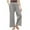 AA-Gray, variant on QATAINLAV Cotton Linen Beach Pants with Pockets for Women Loose Fit Drawstring High Waist Trousers Business Casual Work Pants Navy XXXL Purses for Women Clearance
