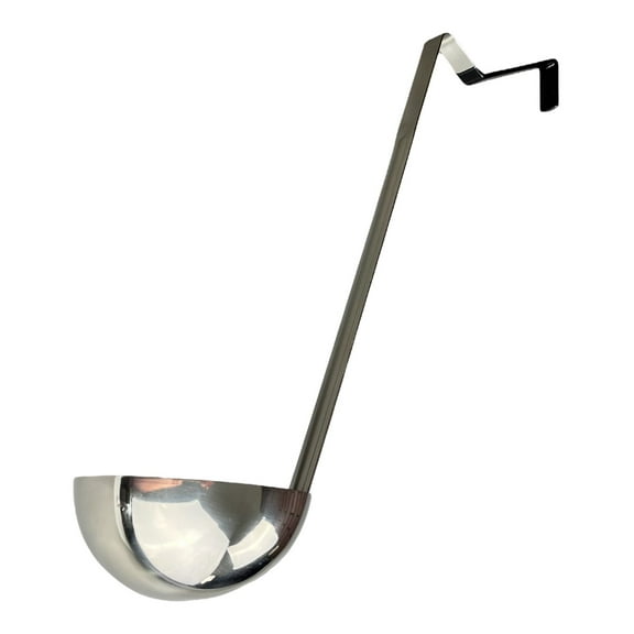 rattleware 8 oz Ladle, Stainless Steel, with Anti-Slip Angled Handle