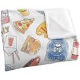 thumbnail image 2 of Blanket 152 x 127 cm Super Soft Throw Blanket Multicolor Dragonfly Inn and Luke's Design, 2 of 5
