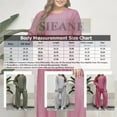 thumbnail image 3 of SIEANE Women Plus Size Casual 2 Piece Outfit Set Long Sleeve Pajama Set Lounge Set 1X-4X, 3 of 7