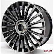 Replacement Car Wheels 22 Bolt 22 x 9.5 5 Lugs, Gloss Black for 2023 Range Rover, (4 Pack)