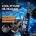 thumbnail image 3 of Hair Styling Gel, 2-in-1 Wax Gel with Comb, Men's Grooming Gel, Moisturizing Long Lasting Fast Build , Strong Hold Wet look & Shiny finish All D, 3 of 5