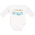thumbnail image 3 of Inktastic 3 Cute White Harp Seals on Ice Boys or Girls Long Sleeve Baby Bodysuit, 3 of 5